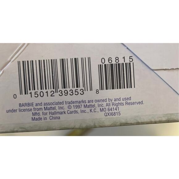 Vintage 1997 Wedding Day Barbie & Ken Hallmark Keepsake Ornaments/Marriage - Picture 3 of 5